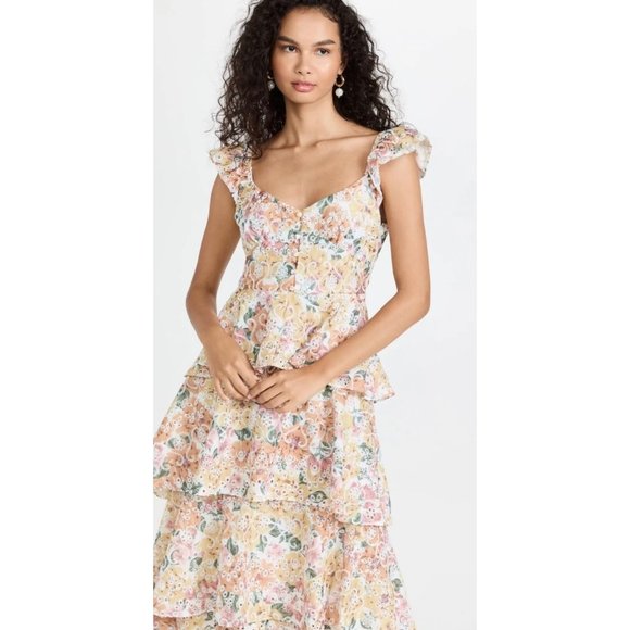 Anthropologie En Saison Presley Midi Dress NWT L - Picture 1 of 12